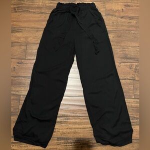 H&M High Rise Wide Leg Pants, Elastic, Size 2